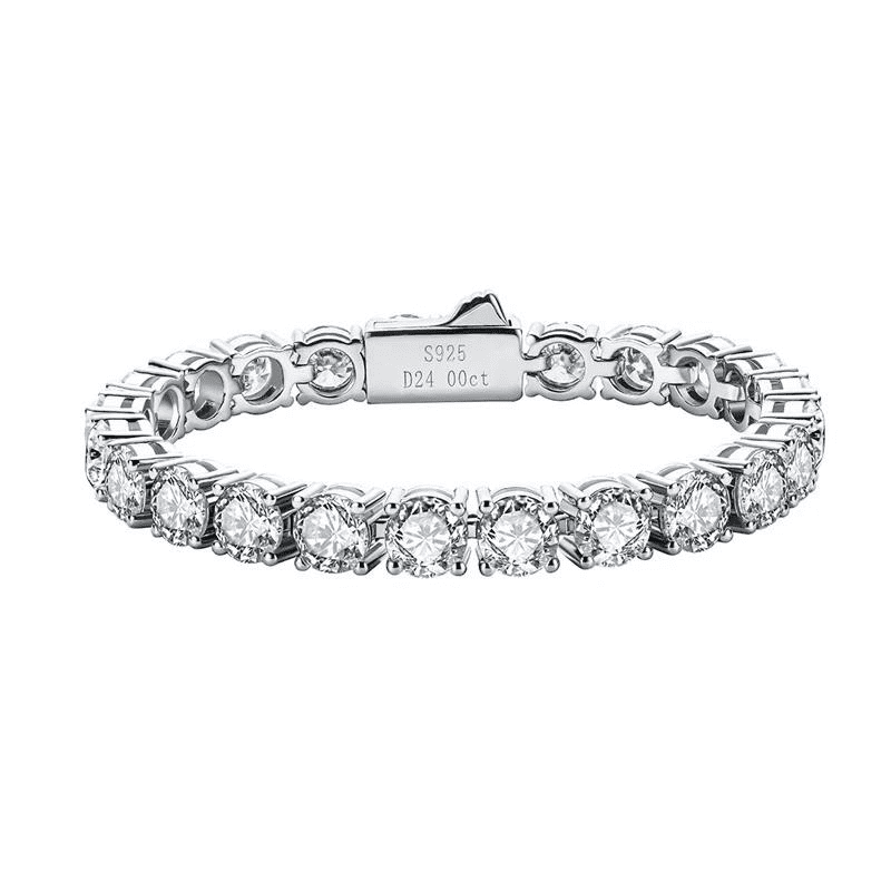 Pulseira Riviera Moissanite 6.5mm