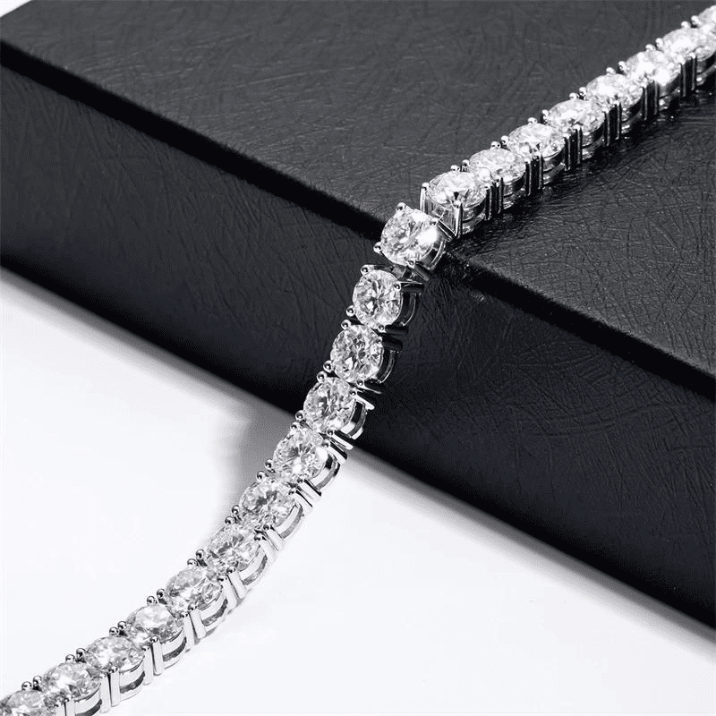 Pulseira Riviera Moissanite 6.5mm