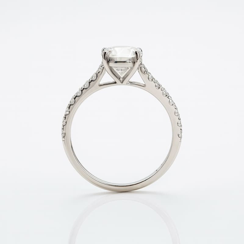 Anel de Noivado Moissanite 2 quilates