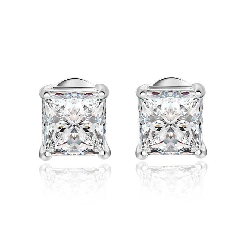 Brinco Ponto de Luz Moissanite - Princesa
