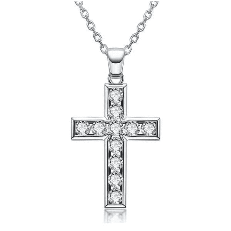Colar Cruz Moissanite 2.2 quilates