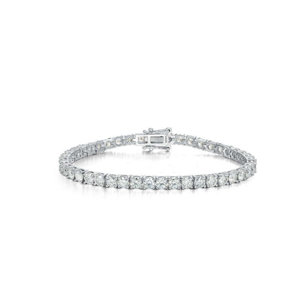 Pulseira Riviera Moissanite 4mm