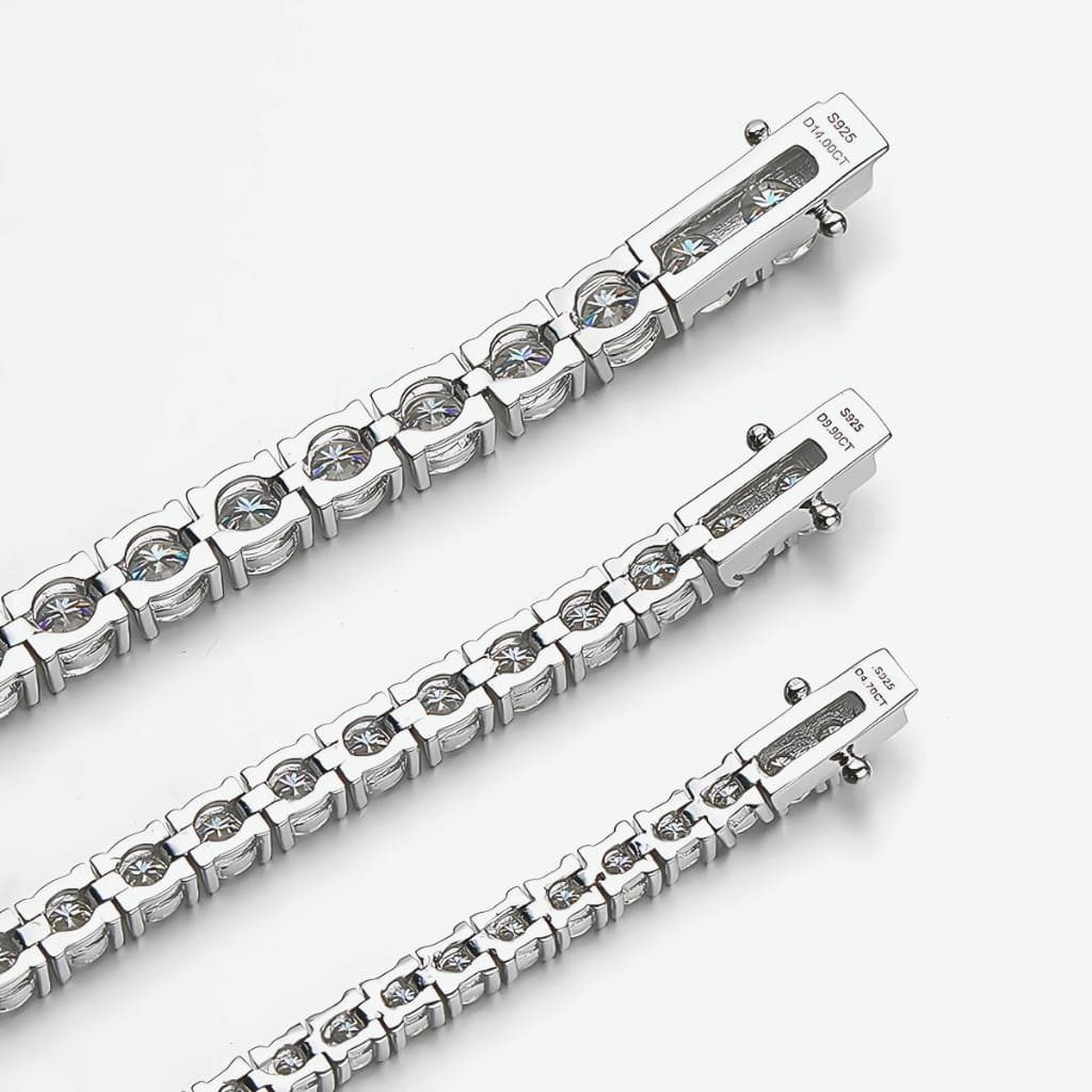 Pulseira Riviera Moissanite 3mm