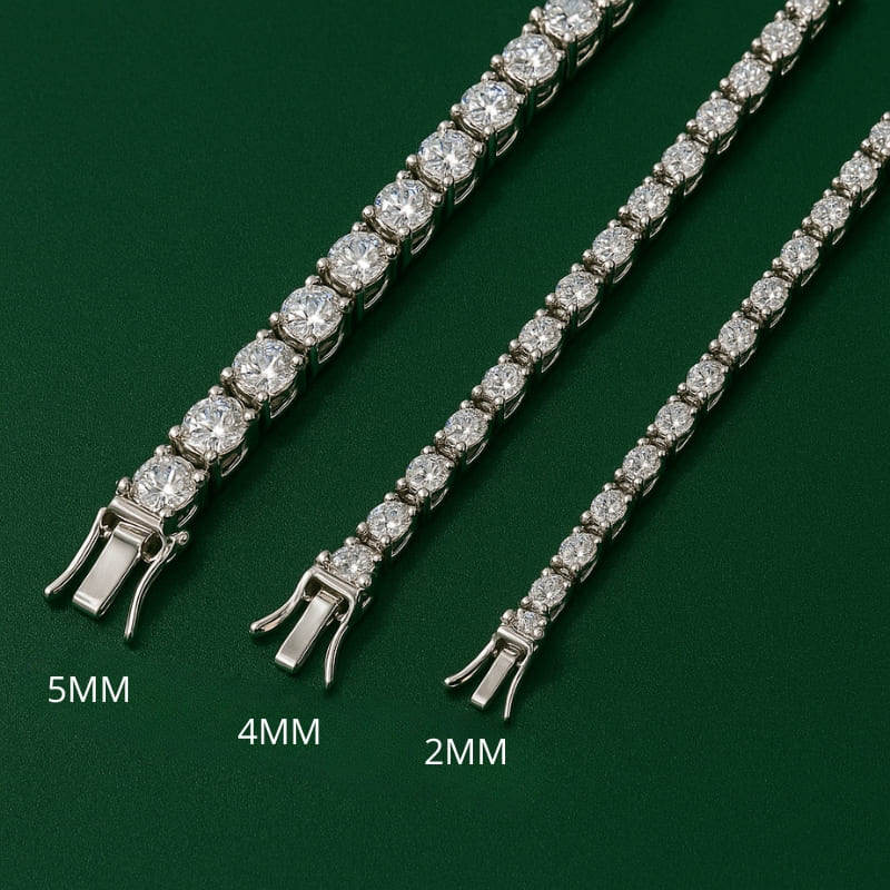 Colar Riviera Moissanite 2mm